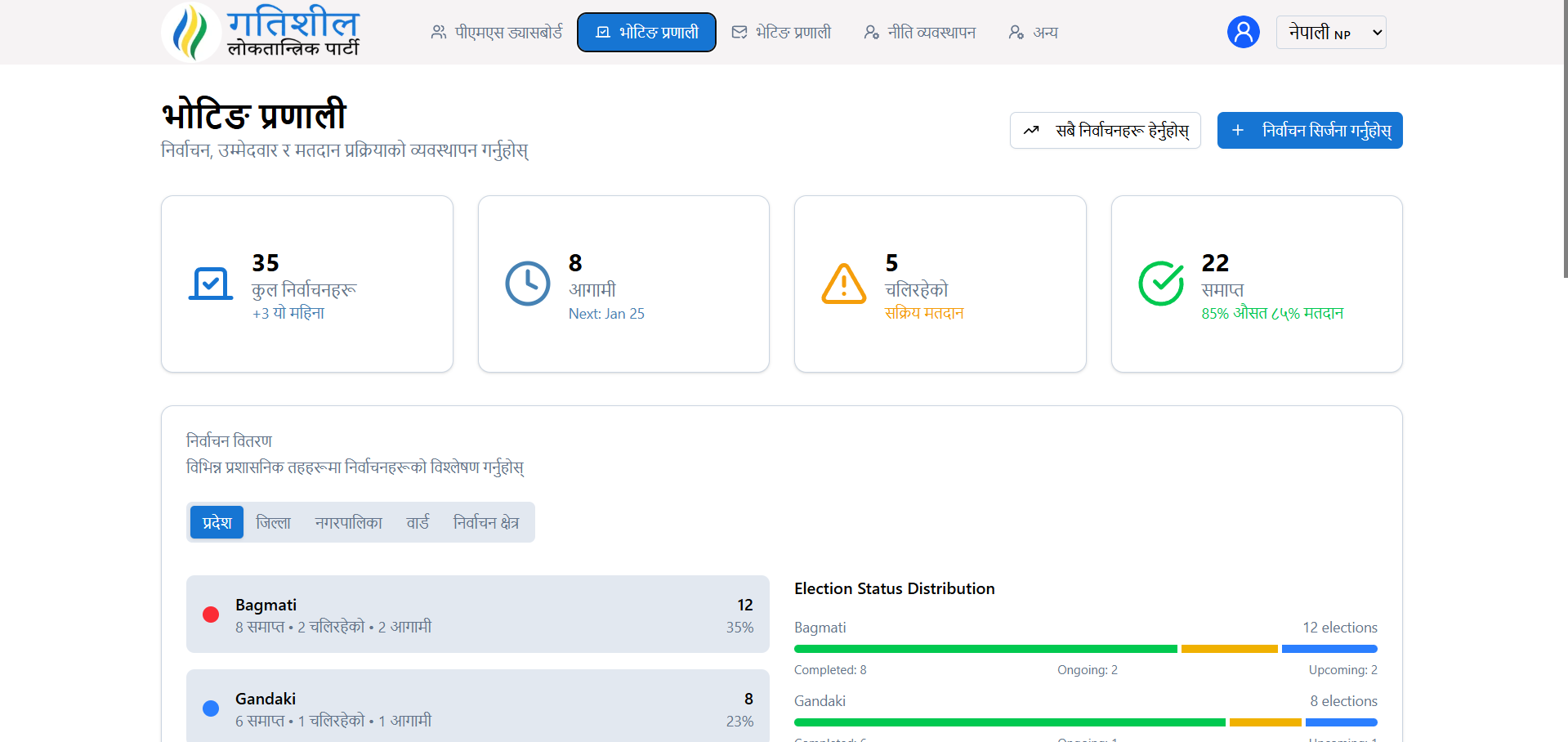 Member Management & Secure Voting Portal